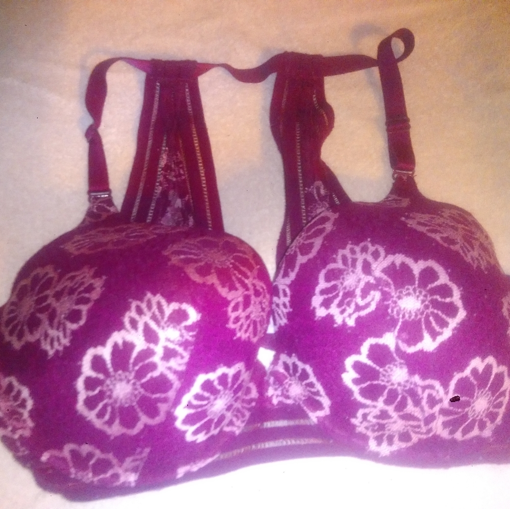 Pink Pullover Back close Pushup Bra